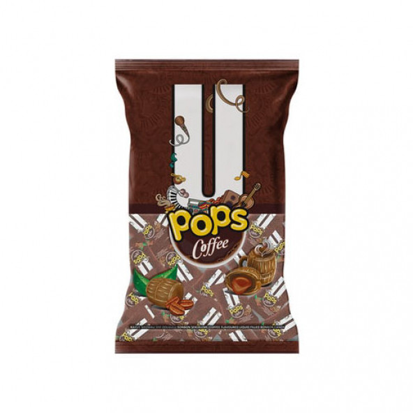 U POPS COFFEE Kahve Aromalı Sıvı Dolgulu Bonbon Şekerleme - 4