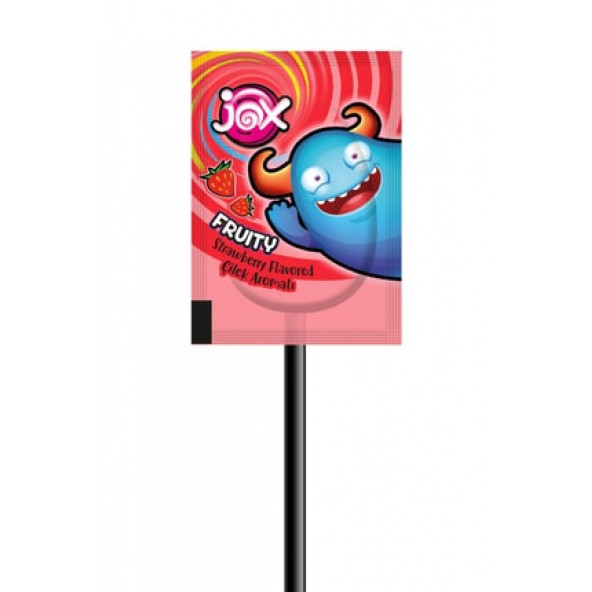 JOX FRUITY Karışık Meyve ve Kola Aromalı Lolipop Şekerleme (8 gr x 120 adet) - 2