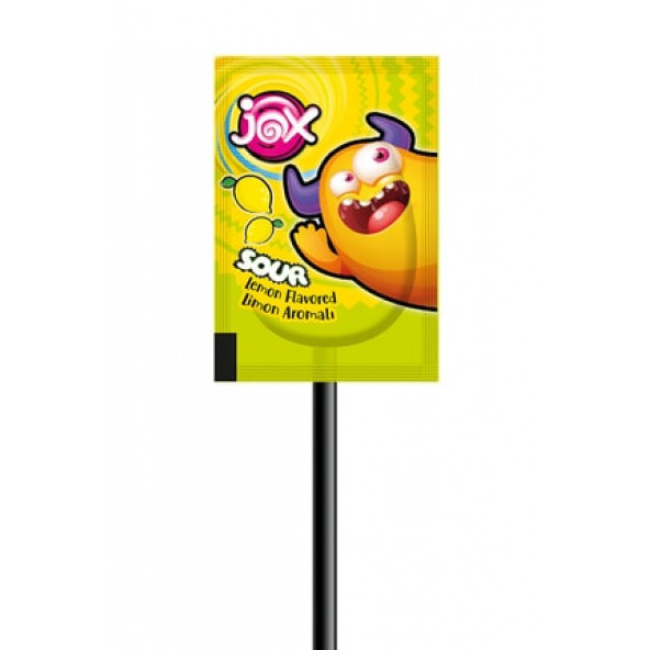 JOX SOUR Karışık Meyve ve Kola Aromalı Ekşili Lolipop Şekerleme (8 gr x 120 adet) - 3