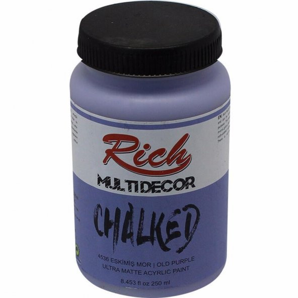 Rich Multi Decor Chalked 250 Cc Eskimiş Mor 4536