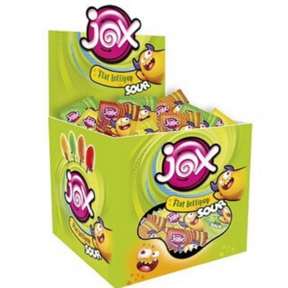 JOX SOUR Karışık Meyve ve Kola Aromalı Ekşili Lolipop Şekerleme (8 gr x 120 adet) - 2
