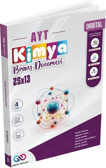 AYT Kimya 25 x 13 Branş Denemeleri Orbital Yayınları