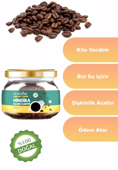 Hindiba Kahvesi - Doğal Enerji Ve Zayıflama için Sağlıklı Alternatif Detox Kahvesi-150g