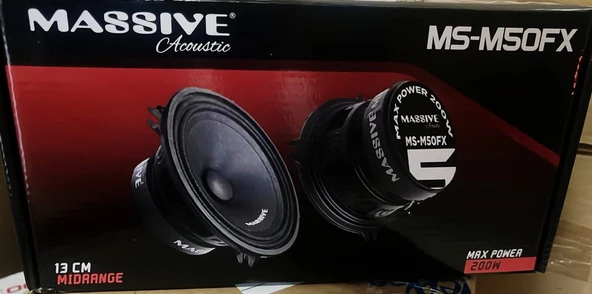 MASSİVE MS-M50FX 13CM MIDRANGE 200W ÇİFT