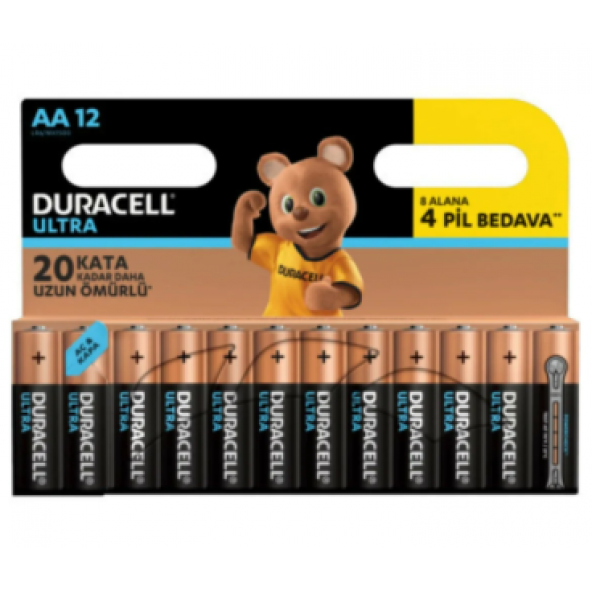 Duracell Turbomax Aaa 8+4 İnce Kalem Pil / DUR-07854