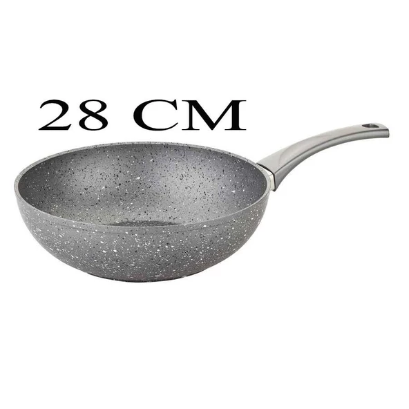 Oms Granit Wok Tava 28x9 CM - 2