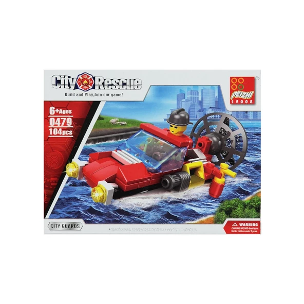 İtfaiyeci Gemisi 104 parça City Rescue Lego