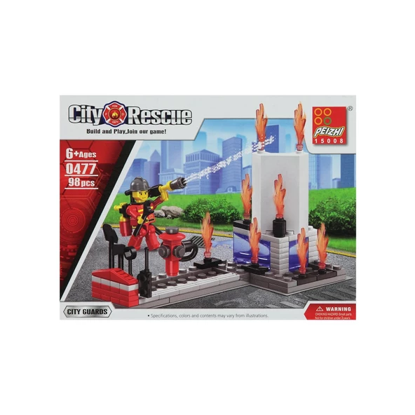 İtfaiyeci 98 parça City Rescue Lego