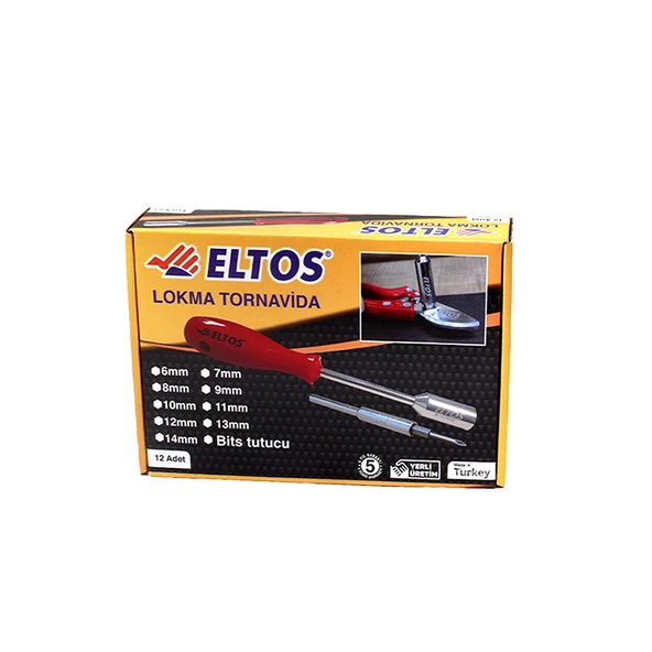 Eltos Lokma Tornavida Lokma Uçlu Tornavida 13 MM ELT 013 - 2