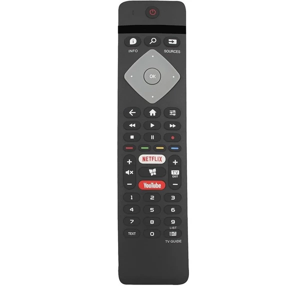 Philips 65PUS6504/12 İle Uyumlu 4K Smart Tv Kumandası