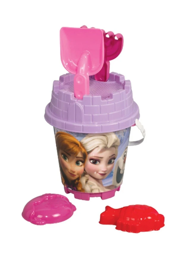 Dede Frozen Yuvarlak Kale Kova Set ürün görseli