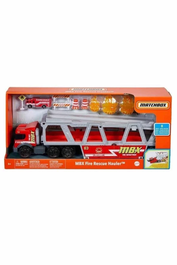 Matchbox Taşıyıcı İtfaiye Aracı Oyun Seti 1 Adet İtfaiye Temalı Araç Ve 8 Aksesuar İçerir - 3