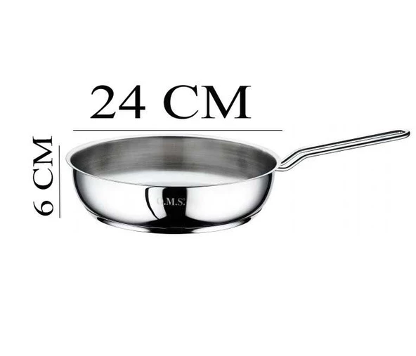 Oms Çelik Tava 24x6 CM Cam Kapaklı - 3