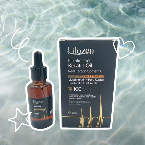 Fitozen Saf Keratin Yağı 30 ml