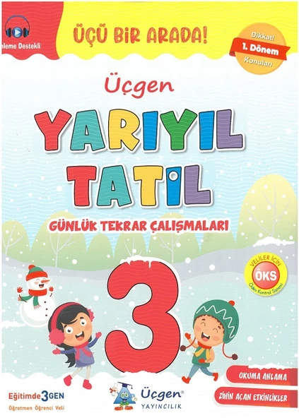 Üçgen 3.Sınıf Yarıyılda Okuyarak Tatil Yapıyorum 10 lu Hikaye Seti - Resim 3