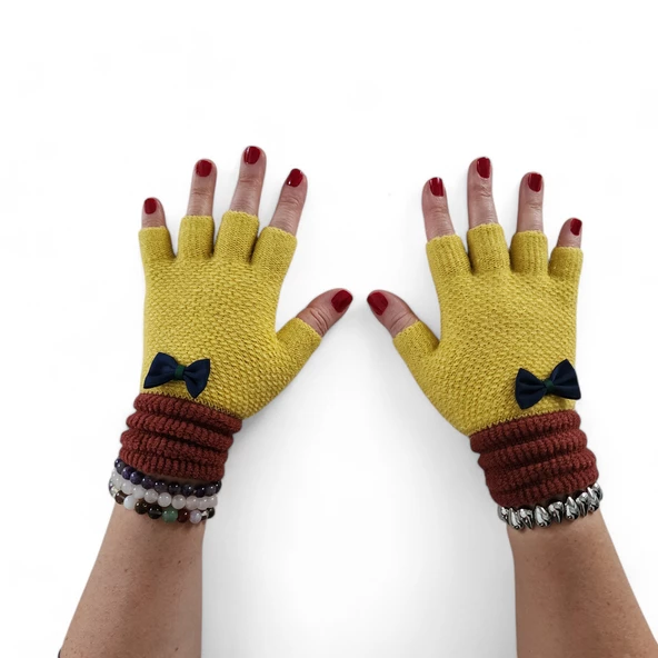 Miss Papyon Eldiven Sarı - 2