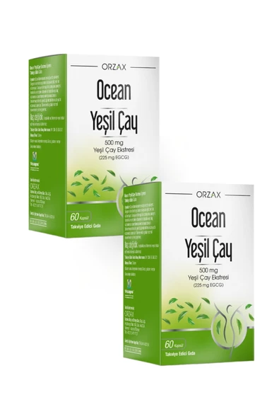 Ocean Yeşil Çay Ekstresi 60 Kapsül x 2 Adet