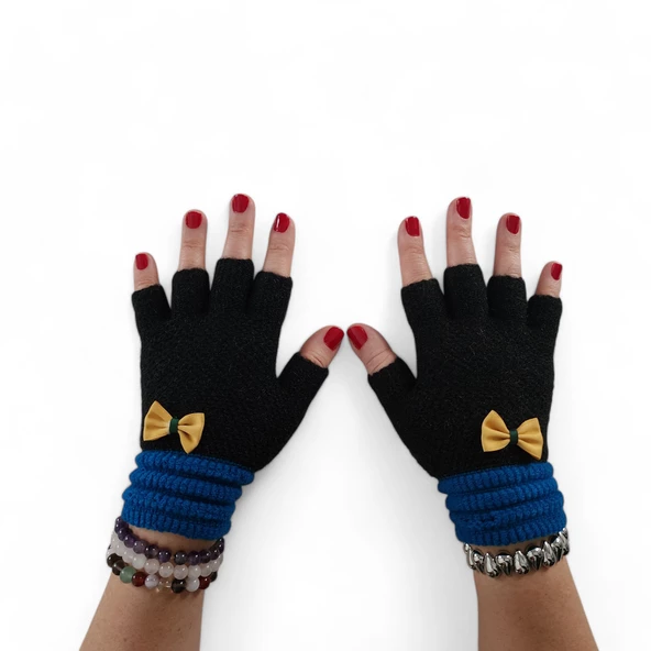 Miss Papyon Eldiven Lacivert - 2