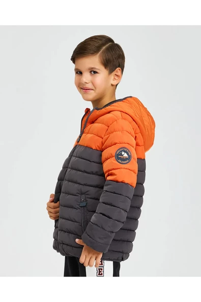 Skechers SK242010-823 B Outerwear Padded Erkek Çocuk Spor Mont - Resim 3