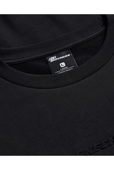 Skechers S242113-001 M Essential Crew Neck Erkek Sweatshirt - Resim 3