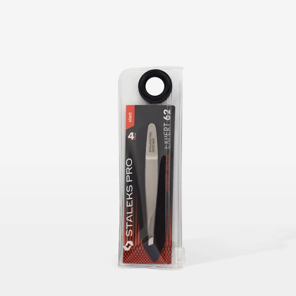 Staleks Expert Profesyonel Kaş Cımbızı Eğimli 4mm TE-62-4 - 4