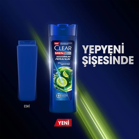 Clear Men Kepeğe Karşı Etkili Şampuan Maksimum Ferahlık 350 Ml - 9