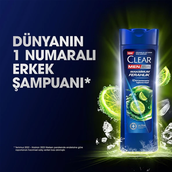 Clear Men Kepeğe Karşı Etkili Şampuan Maksimum Ferahlık 350 Ml - 7