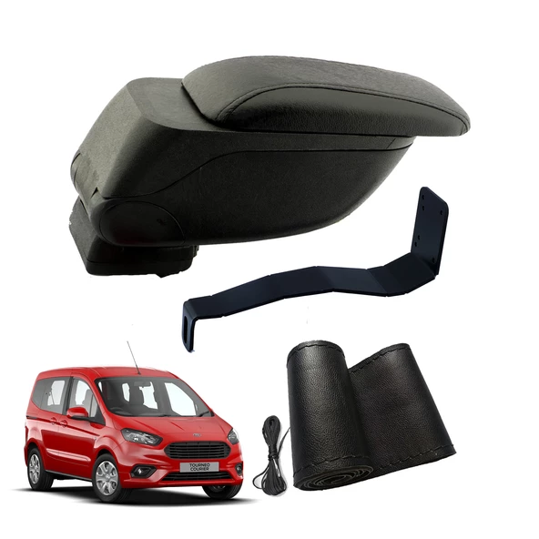 Eko Set Ford Courier 2015 Geniş Hacimli  Delmesiz Çelik Ayaklı  Kolçak ve Direksiyon Kılıfı
