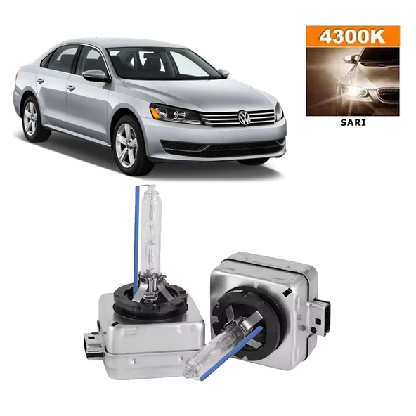Volkswagen Passat B7 2010-2014 D3S / D3R 4300K Sarı HID Xenon Ampul 2 Adet