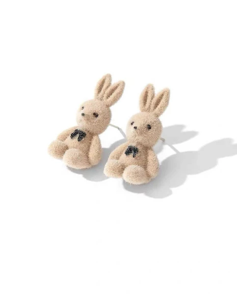 Kadın Özel Tasarım Tavşan Model Küpe - Resim 2