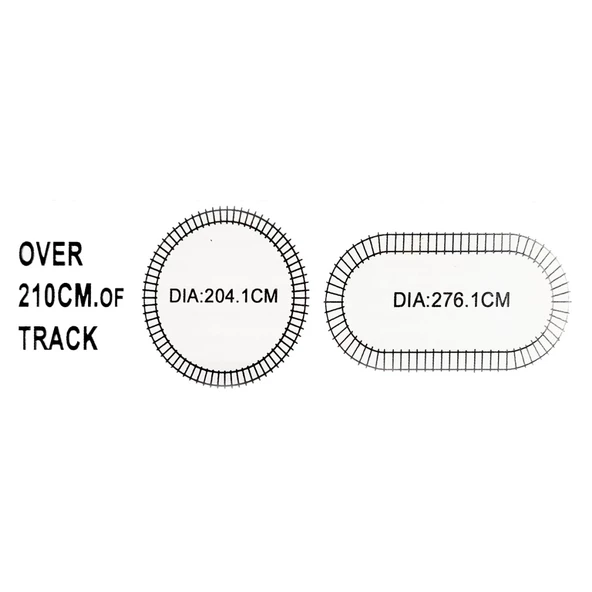 PİLLİ IŞIKLI 19 PARÇA TREN SETİ MEGA SET RAYLI KUTULU HAREKETLİ ÇUF ÇUF TREN - 5