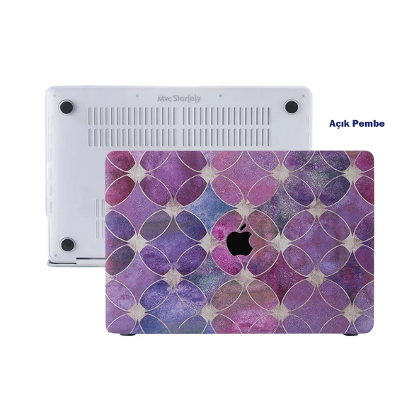 MacBook Pro 13 inç Kılıf M1 M2 A2338 A2289 A2251 A1706 A1708 A1989 A2159 Uyumlu Sert Dayanıklı Kapak - 4