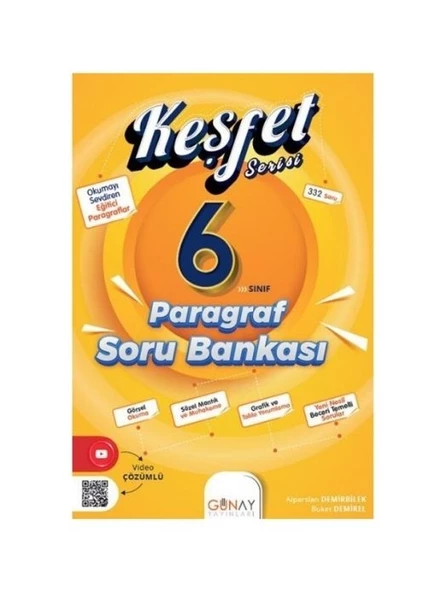 Günay Yayınları 7. Sınıf Paragraf Keşfet Soru Bankası