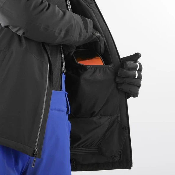 Salomon LC2353200 Highland Jacket PrimaLoft® Thermoplume Yalıtımı Kayak Mont Erkek Mont - 6