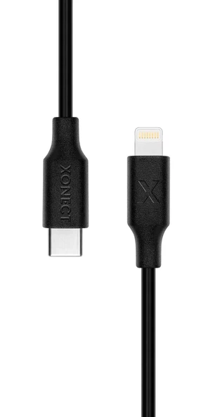 XONECT Type-C to Lightning uyumlu iPhone Modelleri için Hızlı Şarj ve Data Kablosu 200cm Siyah - 3