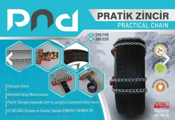 Pnd Eko Sermatik Uyumlu Patinaj Kar Zinciri Üniversal Model - 4
