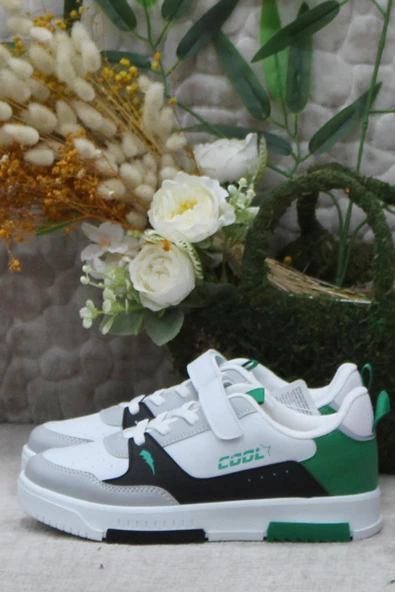 Fort Cool Max Yeşil Rahat Anatomik Sneaker Erkek Çocuk Ayakkabı - Resim 3