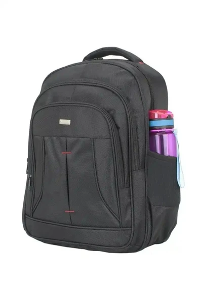 Case Club  Büyük Boy 17 inç Laptop Bölmeli Sırt Çantası Darbe Emici Koruma Su Geçirmez Kumaş - 6
