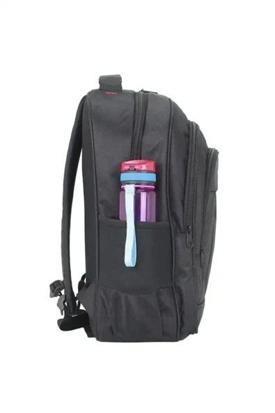 Case Club  Büyük Boy 17 inç Laptop Bölmeli Sırt Çantası Darbe Emici Koruma Su Geçirmez Kumaş - 5