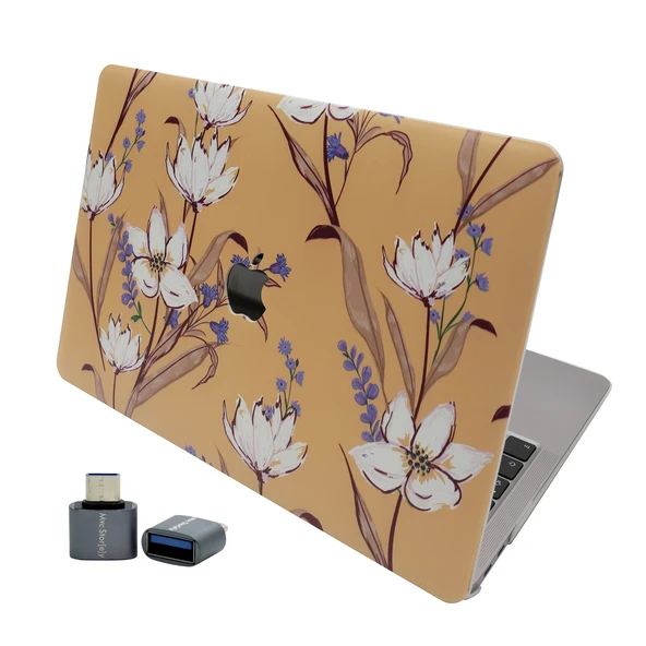 MacBook Pro 16 Kılıf Baskılı Sert Hard Case İnce Hafif Darbe Çizilme Koruma A2141 Uyumlu 16 inç - Resim 4