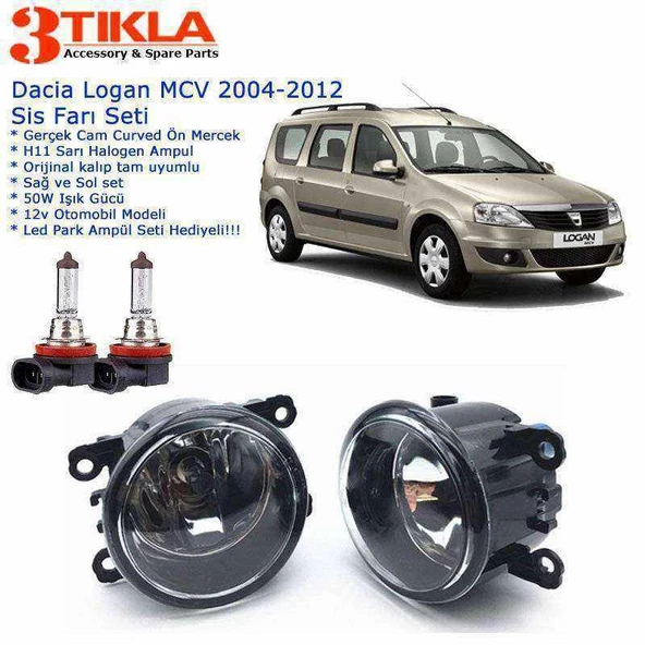 Dacia Logan MCV 2005 Sis Farı Set Oem: 8200074008