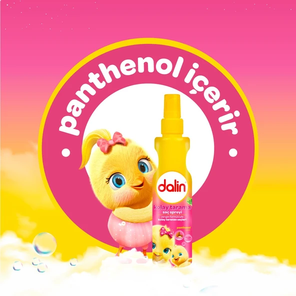 Dalin Kolay Saç Tarama Spreyi 200ML Badem Özlü (5 Li Set) - 4