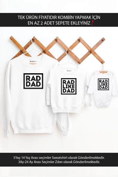 Rad Dad Baba Oğul Kız (TEK ÜRÜN FİYATIDIR KOMBİN YAPMAK İÇİN EN AZ 2 ADET SEPETE EKLEYİNİZ) - 3