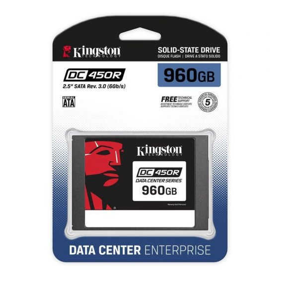 KINGSTON 2,5" 960gb DC450R SEDC450R/960G 555MB/s 525MB/s SATA 3 (6Gb/s) Enterprise SSD - 4