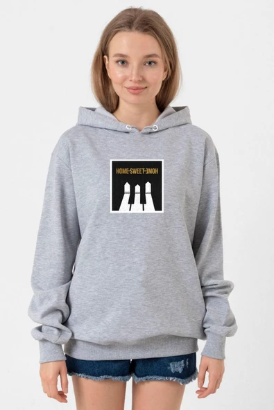 G-Dragon Home Sweet Home Grimelanj Kadın 3ip Kapşonlu Sweatshirt - 2