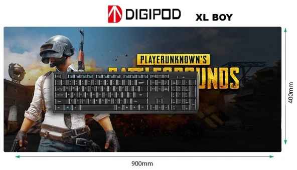 digipod pugb Dikişli Kaydırmaz Taban Speed Mouse Pad Oyuncu Gaming 90x40 Mousepad - 5