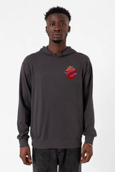 He Man Ghostmasters Logo Füme Erkek 2ip Kapşonlu