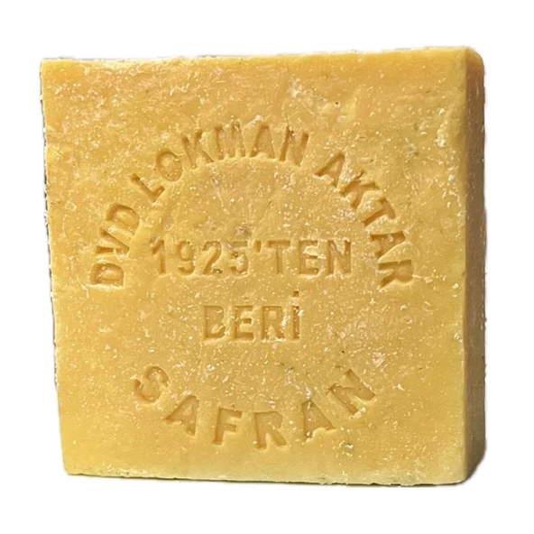 Doğal El Yapımı Safran Sabunu 1 Adet, Lokman Aktar