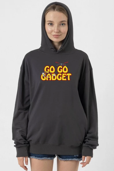 Inspector Gadget Go Go Gadget Füme Kadın 2ip Kapşonlu ürün görseli