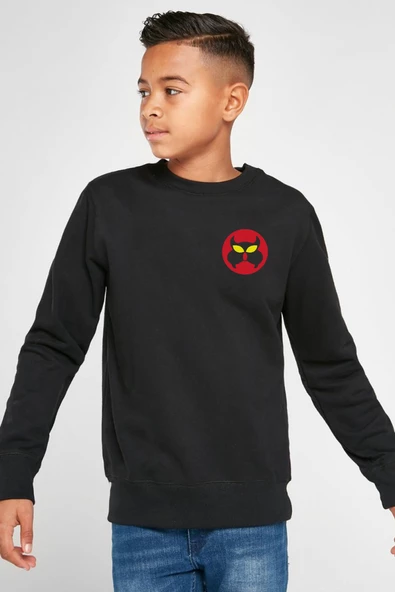 Inspector Gadget Mad Siyah Çocuk 2ip Sweatshirt